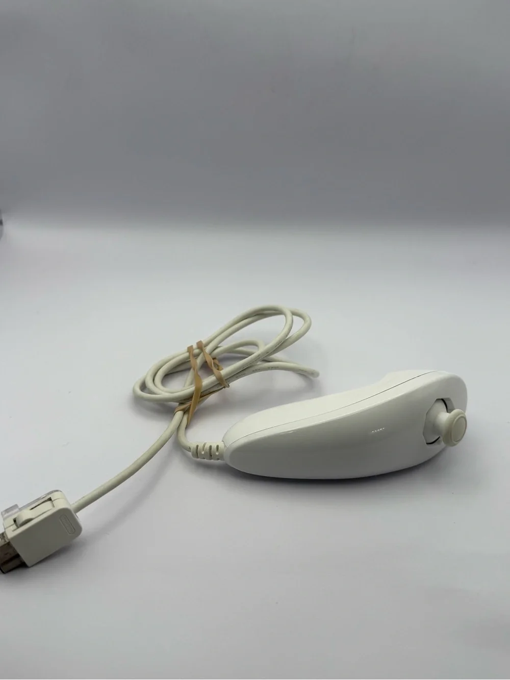 Used OEM White Nunchuck Controller RVL-004 NINTENDO WII / U Official